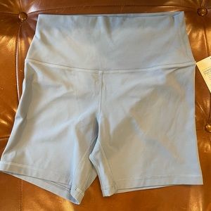 Lululemon Align High Rise Short 6” - Light Blue - Size 8